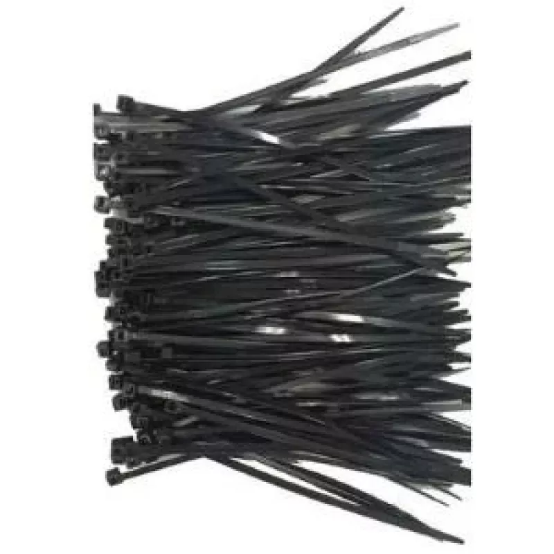Sťahovacie pásky Gembird NYTFR-250X3.6 nylon čierne 100 kusov