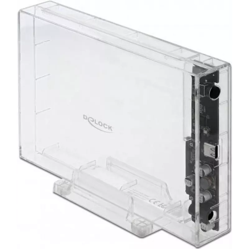HDD/SSD puzdro DeLOCK 42623 transparentné 2,5/3,5 palca