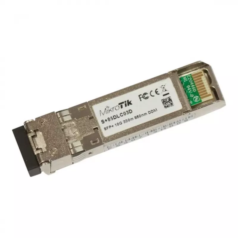 MikroTik S+85DLC03D - SFP+ transceiver modul - 10 GigE - SFP+ / LC Multi-Mode - až do 300 m - 850 nm