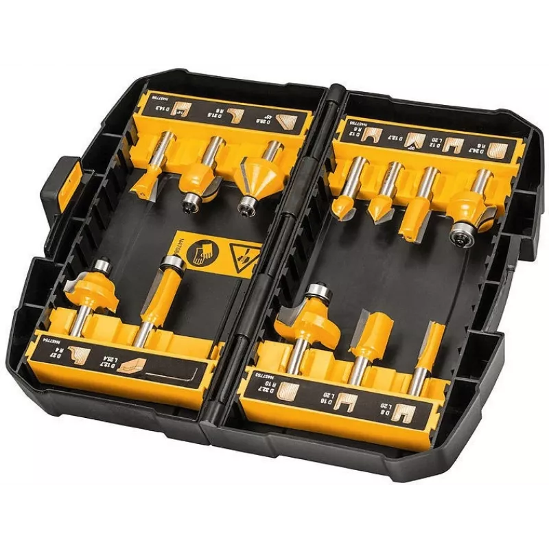 DeWalt DT90016-QZ sada fréz, 12 kusov
