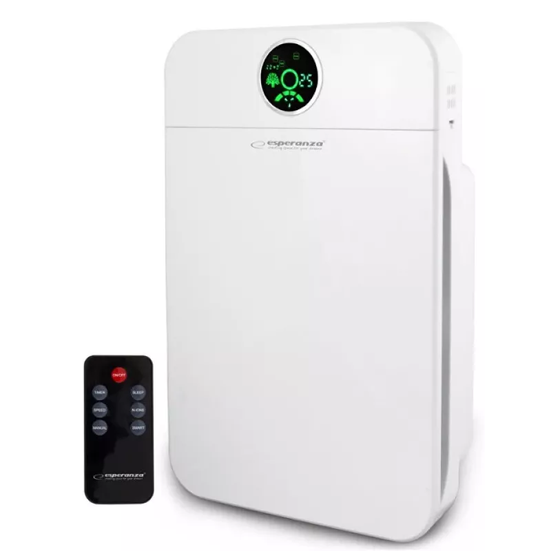 Čistička vzduchu ESPERANZA EHP002, biela, hluk 50 dB, prietok vzduchu 150 m³/h