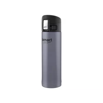 Termohrnček LAMART LT4044 0,42 l nerez dvojstenný vákuovo izolovaný, uzáver na stlačenie, Ø 6,4 cm