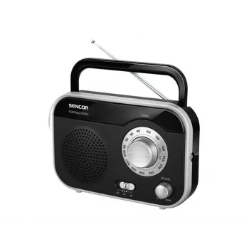 SENCOR rádio SRD 210 BS, čierna/strieborná