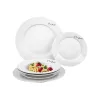 Sada stolového riadu Lamart LT9001 6 ks porcelán biela 3 osoby