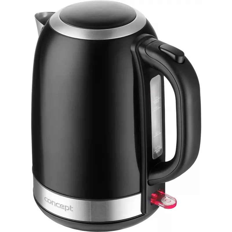 Rýchlovarná kanvica Concept Solution RK3245 — 1,7 l, 2200 W, nehrdzavejúca oceľ, čierna