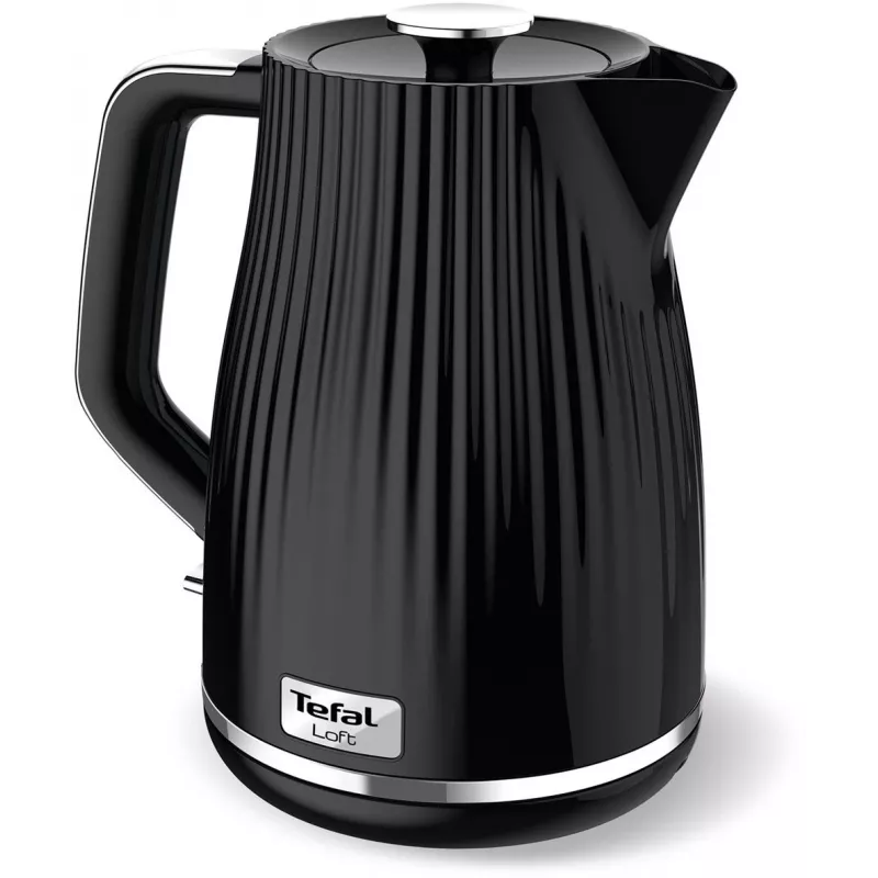 Tefal KO2508 kanvica 1,7 l, 2400 W, čierna, skryté vyhrievacie teleso
