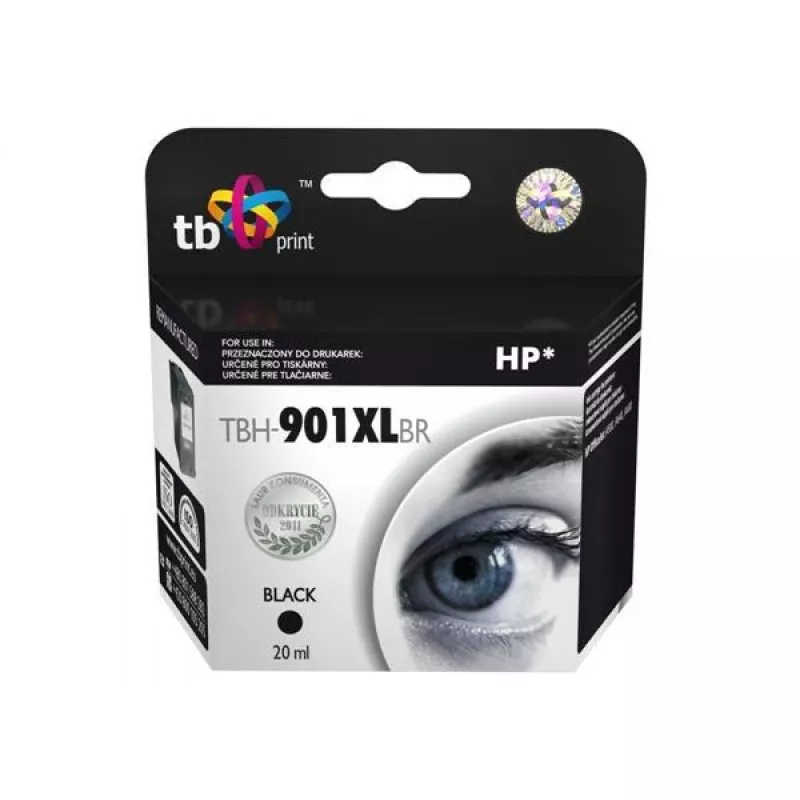 Atrament HP OJ J4580 XL čierny repasovaný TBH-901XLBR