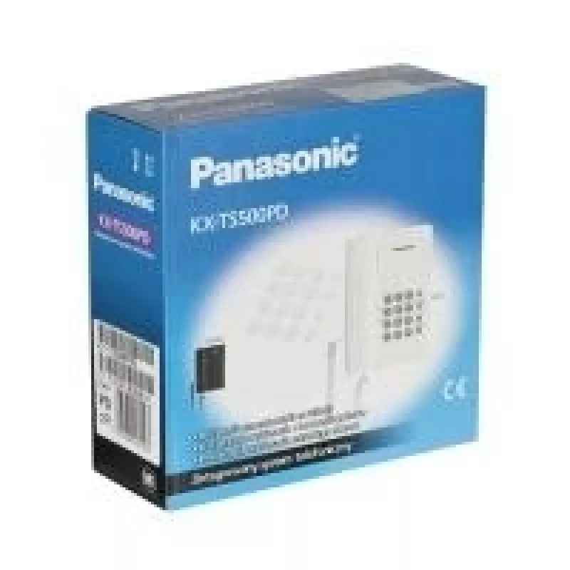 Káblový telefón Panasonic KX-TS500 čierny s identifikáciou volajúceho a hlasitým odposluchom