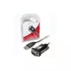 UNITEK Y-105 sériový kábel čierny 1,5 m USB Type-A DB-9
