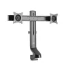 Držiak monitora MACLEAN MC-854 pre dva monitory 17–27 inch VESA 75x75 / 100x100, dvojramenný stolový držiak