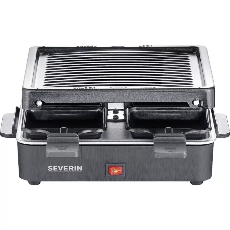 Severin Mini Raclette Gril 4 malé nepriľnavé panvičky 600 W