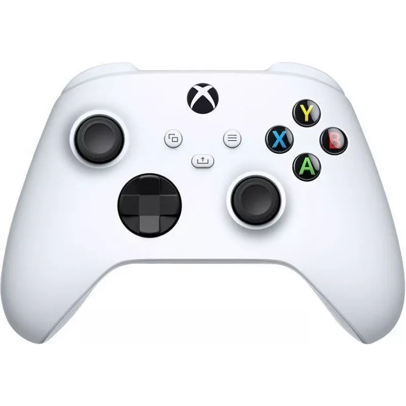 Microsoft Xbox Wireless Controller – gamepad – bezdrôtový – Bluetooth – Robot White – pre PC, Microsoft Xbox One, Android, Microsoft Xbox Series S, Microsoft Xbox Series X