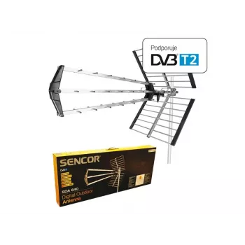 Anténa SDA 640 DVB-T 16 dB, 75 Ohm, 120 km