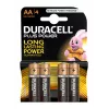 Alkalické batérie Duracell Basic AA/LR6, 4 ks