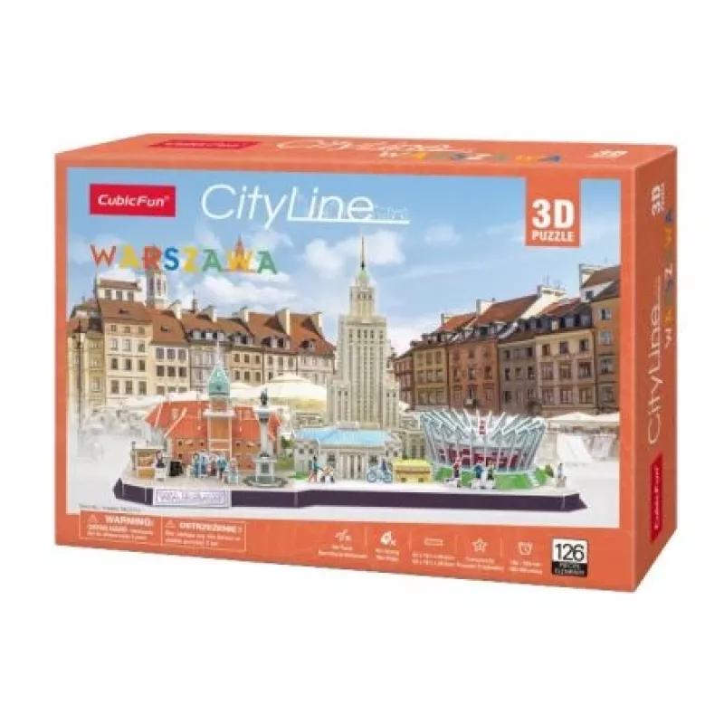 3D puzzle - Cityline Varšava