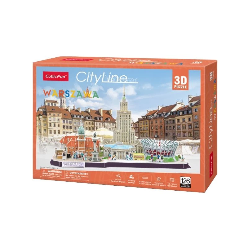 3D puzzle - Cityline Varšava