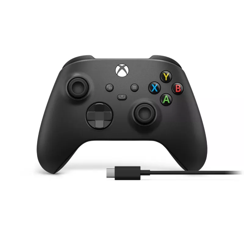 Microsoft Xbox Wireless Controller + USB-C kábel čierny gamepad analógový / digitálny PC, Xbox One, Xbox One S, Xbox One X, Xbox Series S, Xbox Series X
