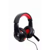 Káblový herný headset GEMBIRD GHS-U-5.1-01 — Over-Ear, podpora 5.1, 20–20 000 Hz, 2 m kábel, červená/čierna
