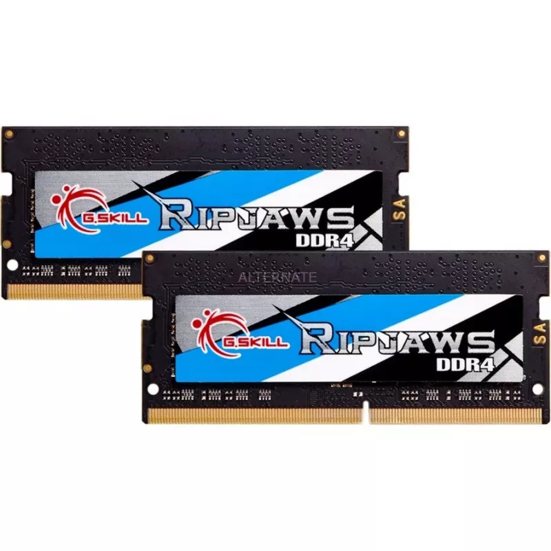 SO-DIMM 16 GB DDR4-3200 (2x 8 GB) Dual-Kit, pamäť čierna, F4-3200C22D-16GRS, Ripjaws, INTEL XMP