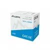 LANBERG sieťový kábel LCU5-10CC-0305-Y U/UTP Cat5e 305 m, 24 AWG CCA, žltý