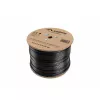 Sieťový kábel LANBERG Cat5e U/UTP LCU5-21CU-0305-BK, 305 m, 24 AWG, PVC plášť, čierny