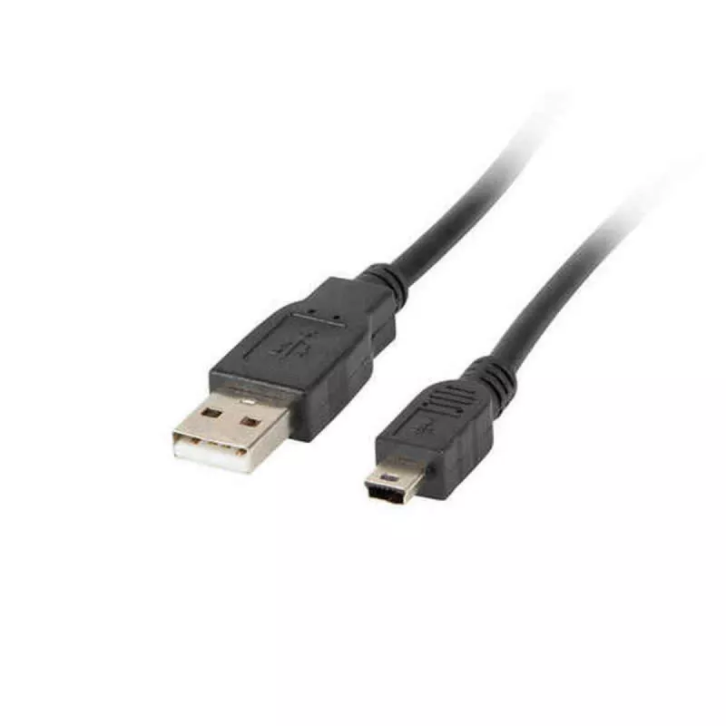 USB 2.0 kábel Mini AM-BM5P 1,8 m čierny