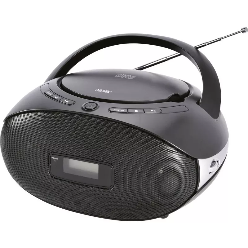 Inter Sales Denver TC-29 - analógový - FM - prehrávač - CD-R CD-RW - 1 W...