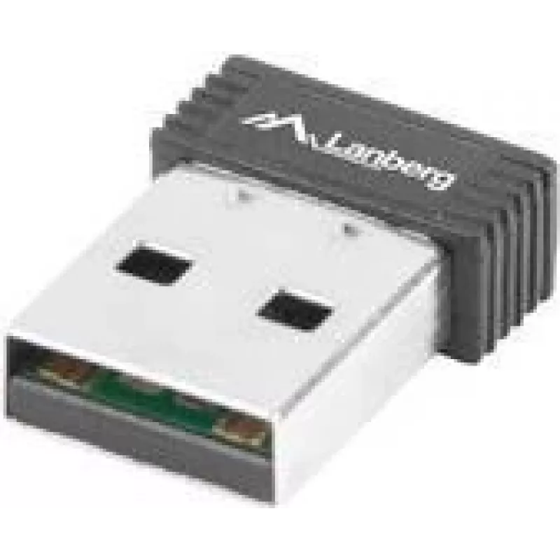 Lanberg NC-0150-WI Nano USB WiFi adaptér N150, 150 Mbit/s, 1 vnútorná anténa, čierny