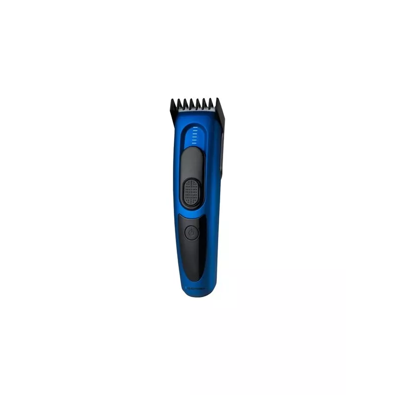 Strihač vlasov BLAUPUNKT HCC401 — nastaviteľný 3–24 mm, nabíjateľný, čierny/modrý