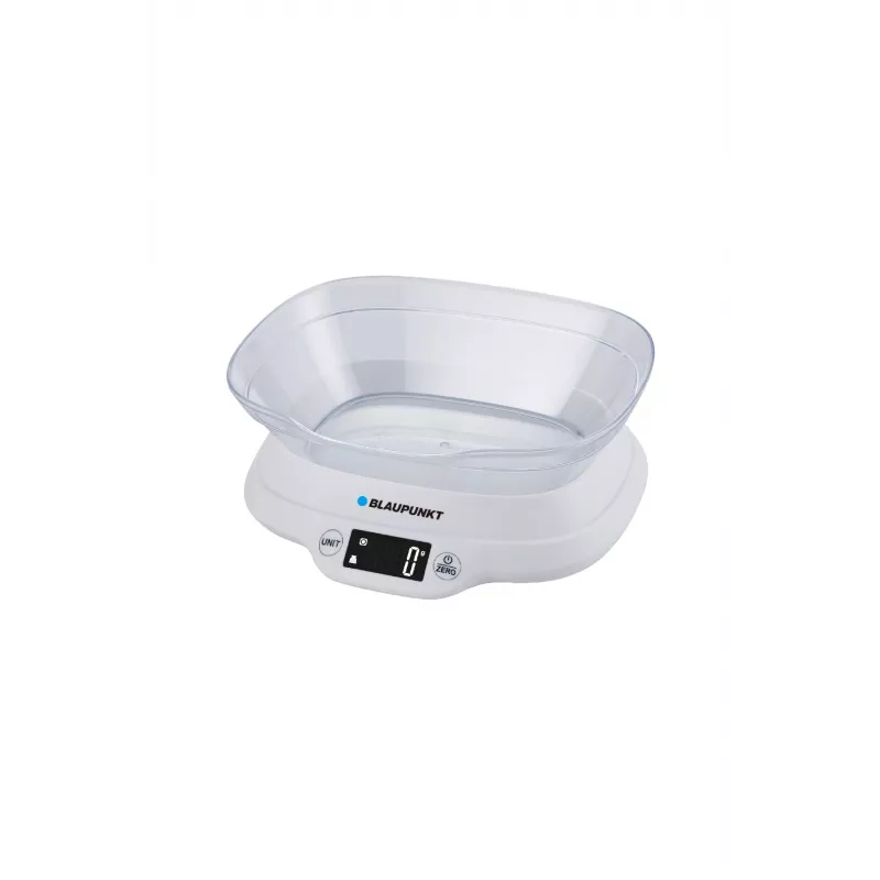 Kuchynská váha s miskou Blaupunkt FKS501 - 5 kg, 1 g, miska, čierna