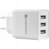 everActive SC-300 nabíjačka telefónu 3x USB 3,4A, biela