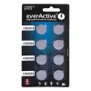 8 ks sada lítiových batérií everActive 4 x CR2032, 2 x CR2025, 2 x CR2016