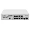 Sieťový switch MikroTik CSS610-8G-2S+IN — 8x Gigabit RJ-45, 2x SFP+ 10G, PoE, vstup 12–57V