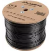 Lanberg LCF5-21CU-0305-BK inštalačný kábel Cat5e F/UTP vonkajší, plný medený vodič, 305 m, čierny