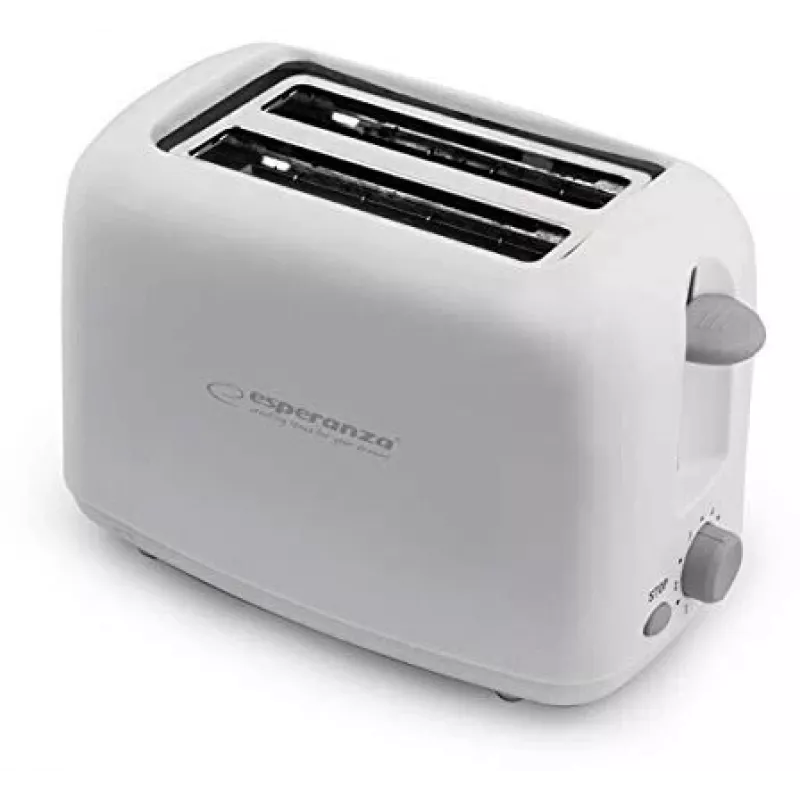 Esperanza EKT002 Ciabatta hriankovač, 2 otvory, 600 W, biely