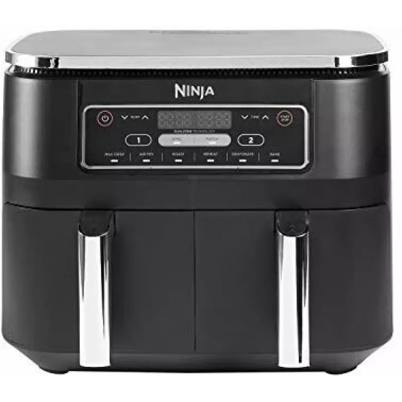 Ninja AF300 Double 7,6 L samostatne stojaca 1690 W teplovzdušná fritéza čierna