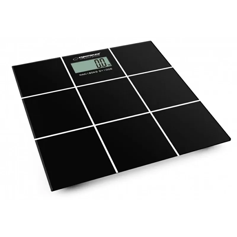 Osobná váha Esperanza EBS004 - elektronická, 180 kg, čierne sklo
