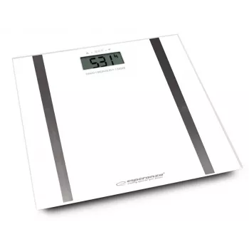 Osobná váha Esperanza Samba EBS018W – elektronická, 180 kg, biela