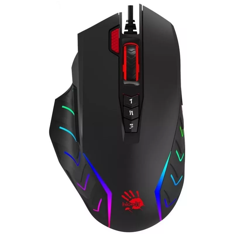A4Tech myš Bloody J95S Stone čierna USB (Aktiviert) A4TMYS47300