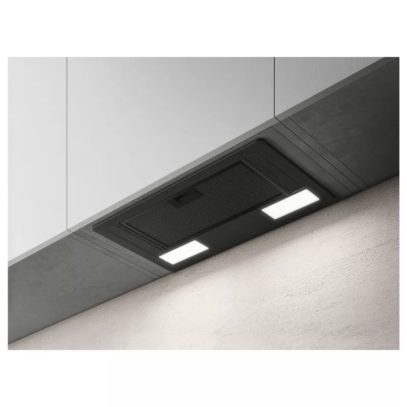 Elica ERA-LUX-BLK-60 60 cm čierny Era vstavaný luxusný digestor