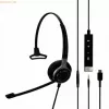 EPOS Sennheiser Headset Impact SC 635 USB-C 3,5mm USBC 3,5mm mono čierna strieborná (1000669)