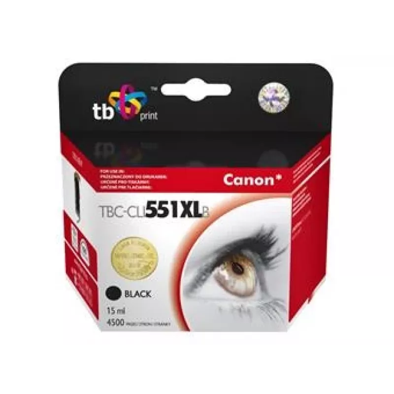 TB-kompatibilná atramentová kazeta pre Canon CLI-551XL BK čierna