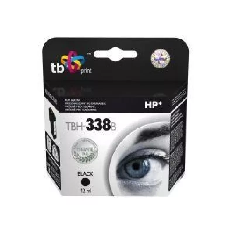 Atrament TBH-338B (HP č. 338 - C8765EE) čierny repasovaný