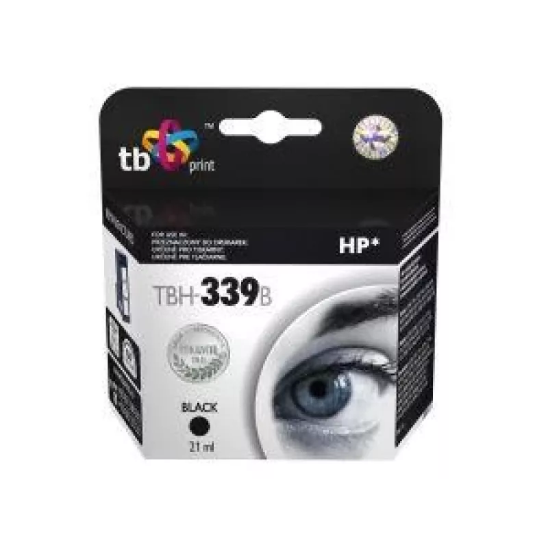 Atrament TBH-339B (HP č. 339 - C8767EE) čierny repasovaný
