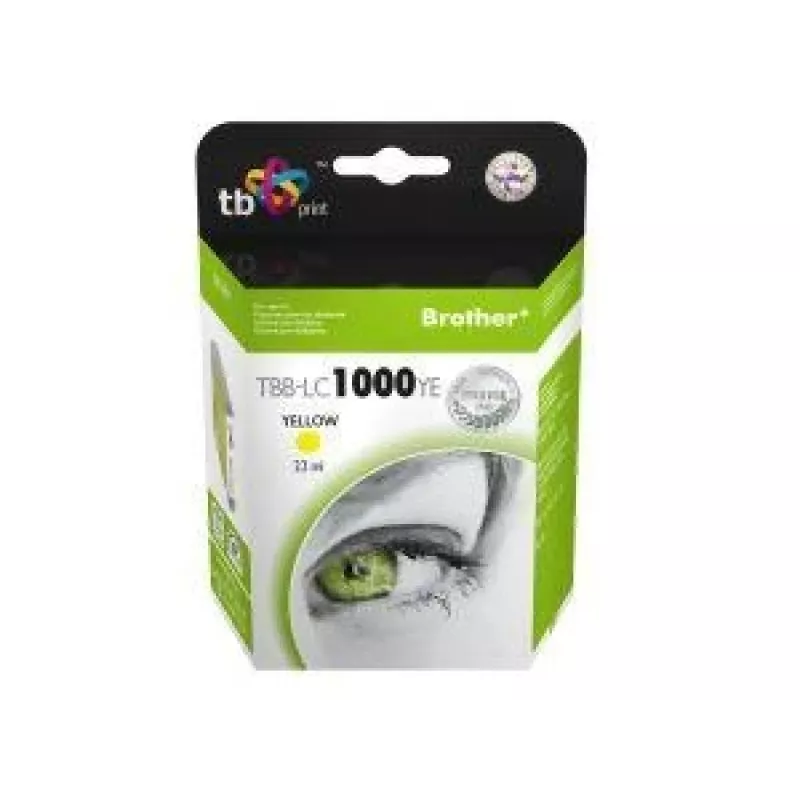 Atrament TBB-LC1000YE (Brother LC1000YE) žltý 100% nový