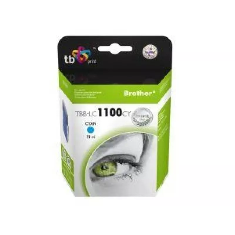 Atrament TBB-LC1100CY (Brother LC980/1100) azúrový 100% nový