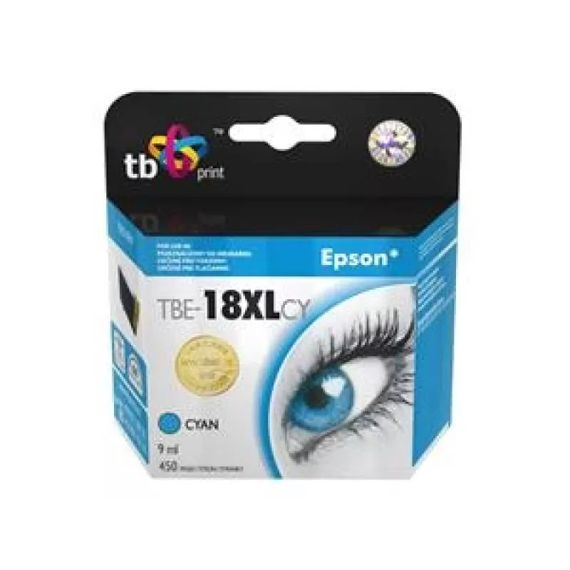 Atramentová kazeta TB kompat. S Epson T1812 C 100% nová
