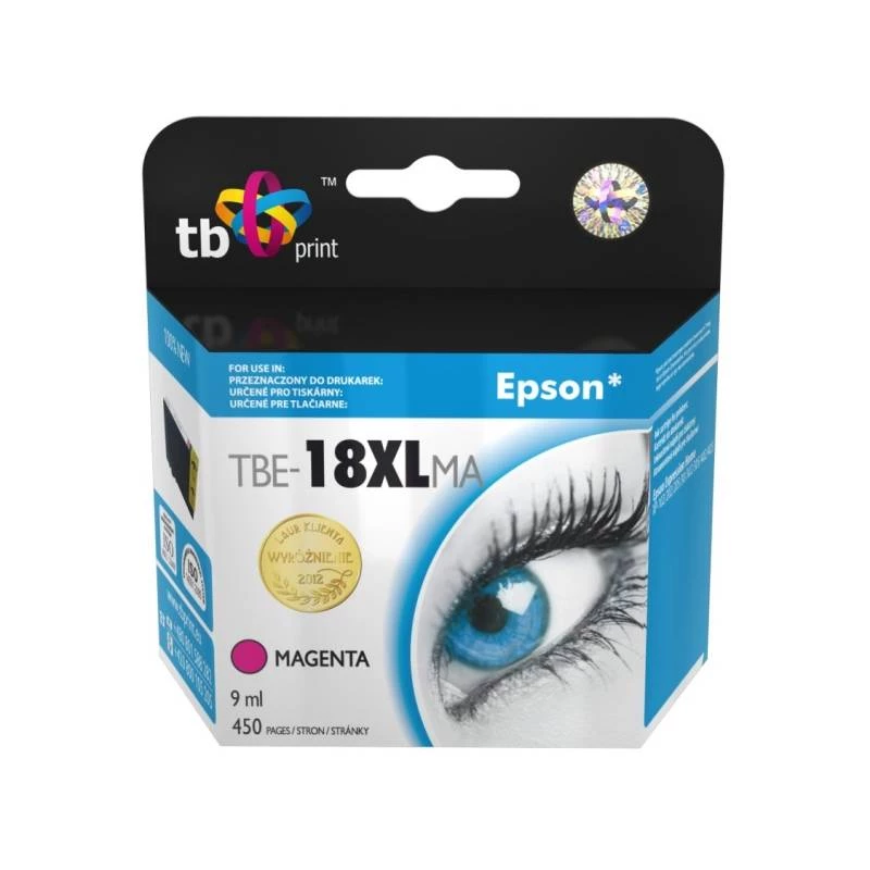 Atramentová kazeta TB kompatibilná s Epson T1813 M 100% nová