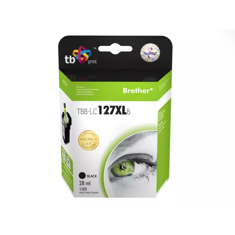 Atramentová kazeta kompatibilná s Brother LC127XLB 100% nová