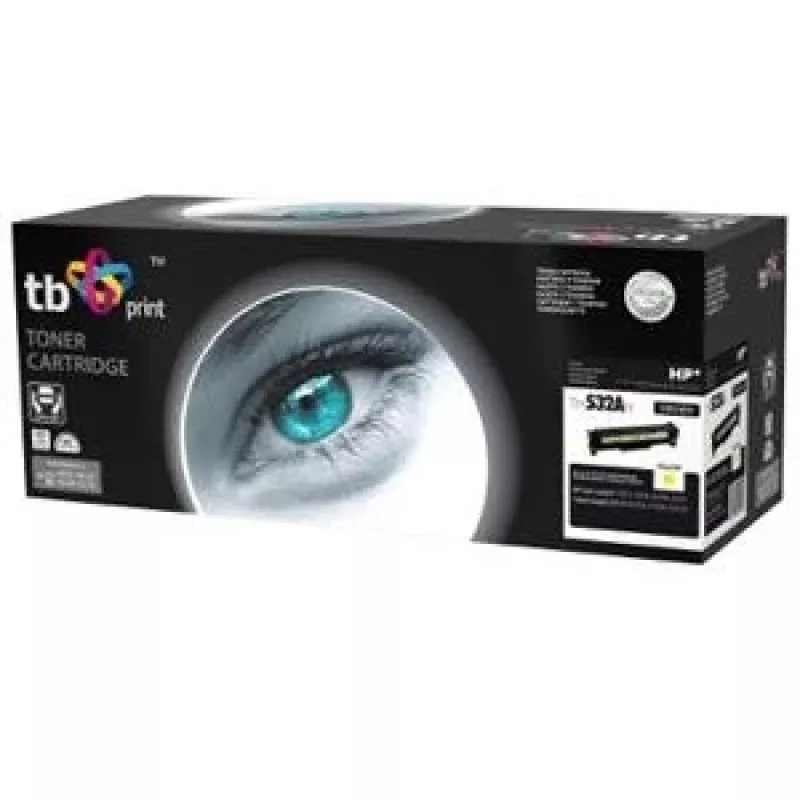 Toner TB kompatibilný s HP CC532A, 100 % nový, žltý
